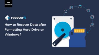 How to Recover Data after Formatting Hard Drive on Windows