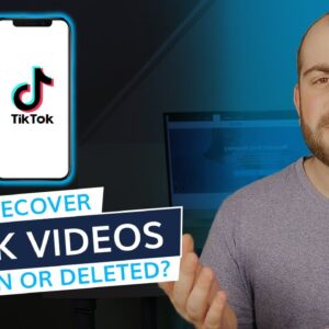 How to recover deleted tiktok videos？Solve it