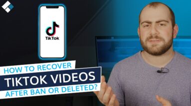 How to recover deleted tiktok videos？Solve it