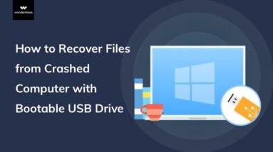 How to Recover Files from Crashed Computer with Bootable USB Drive