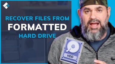 How to Recover Files from Formatted Hard Drive in Windows 10/7?