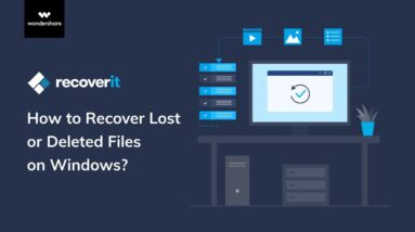 How to Recover Lost  or Deleted Data  on Windows | Recoverit 8.5 Tutorial