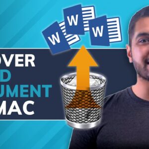 How to Recover Unsaved or Deleted Word Document on Mac?