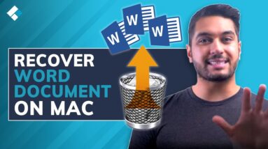 How to Recover Unsaved or Deleted Word Document on Mac?