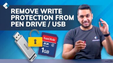 How to Remove Write Protection from Pen Drive/USB in Windows?